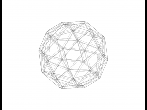Wireframe Shape Pentakis Dodecahedron Modelo de impresión 3D