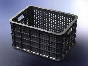 15 Litre Plastic Storage Box 3D-Druckmodell