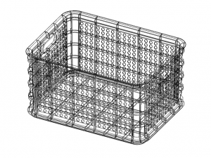 15 Litre Plastic Storage Box Model do druku 3D