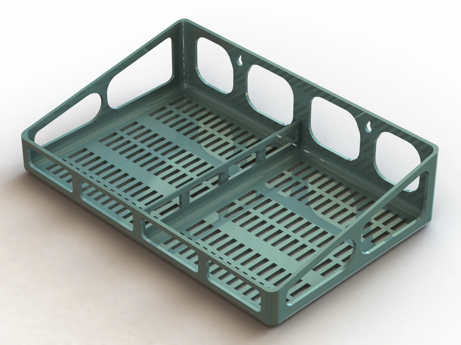 Wall Mounted Multi Purpose Shelf 3D Print Model .c4d .max .obj .3ds .fbx .stl .blend