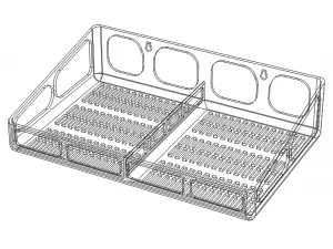 Wall Mounted Multi Purpose Shelf 3D Print Model