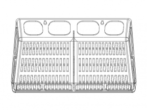 Wall Mounted Multi Purpose Shelf Model Cetak 3D