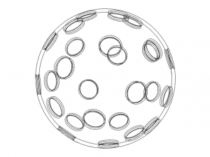 Plastic Field Hockey Floorball 3Dプリントモデル