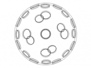 Plastic Field Hockey Floorball 3Dプリントモデル