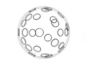 Plastic Field Hockey Floorball 3Dプリントモデル