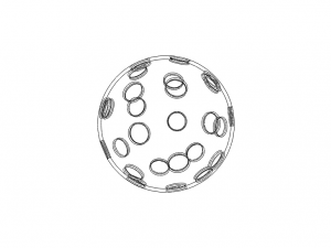 Plastic Field Hockey Floorball 3Dプリントモデル