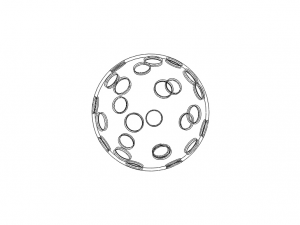 Plastic Field Hockey Floorball 3Dプリントモデル