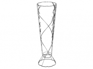 Spiral Complex Vase Modèles 3D en vedette