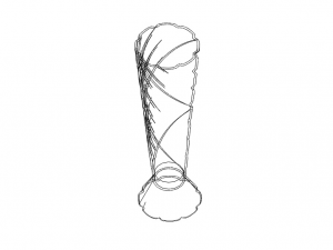 Spiral Complex Vase Modèles 3D en vedette