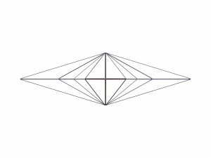 Wireframe Shape Geometric Star 3D Принт Модель
