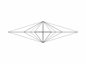 Tel &Ccedil;er&ccedil;eve Şekli Geometrik Yıldız 3D Baskı Modeli