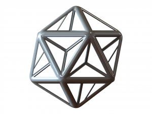 Wireframe Shape Great Dodecahedron Modelo de Impressão 3D