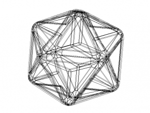 Wireframe Shape Great Dodecahedron Modelo de Impressão 3D
