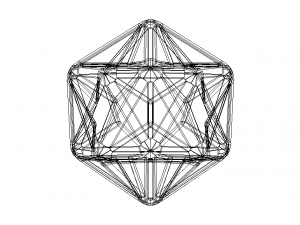Wireframe Shape Great Dodecahedron Modelo de Impressão 3D