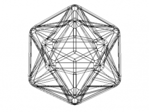 Wireframe Shape Great Dodecahedron Modelo de Impressão 3D