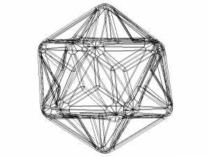 Wireframe Shape Great Dodecahedron Modelo de Impressão 3D
