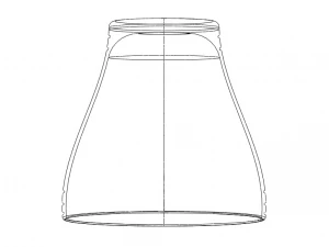 Pattumiera per ufficio in plastica Modello di stampa 3D