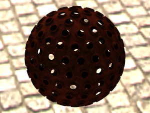Wireframe Shape Geometric Spikes Ball 3D-Druckmodell