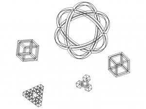 Impossible Objects by MC Escher 3D-Druckmodell