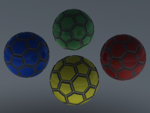 Coloured Plastic Football Ball 20 cm 3D Принт Модель .c4d .max .obj .3ds .fbx .stl .blend 