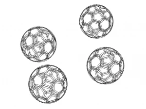 Coloured Plastic Football Ball 20 cm 3D Print Model