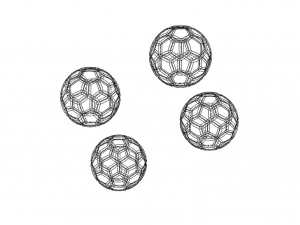 Coloured Plastic Football Ball 20 cm 3D Принт Модель