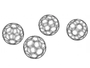 Coloured Plastic Football Ball 20 cm 3D Print Model