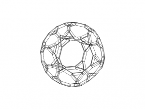 Wireframe Shape Truncated Dodecahedron 3D प्रिंट मॉडल