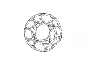 Wireframe Shape Truncated Dodecahedron 3D Print Model