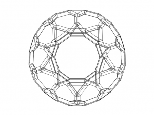 Wireframe Shape Truncated Dodecahedron 3D प्रिंट मॉडल