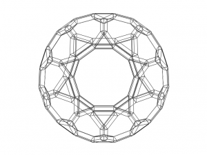 Wireframe Shape Truncated Dodecahedron 3D प्रिंट मॉडल