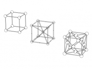 Cubic System Lattices 3D Baskı Modeli