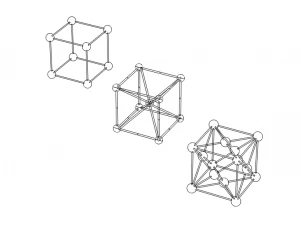 Cubic System Lattices 3D Print Model