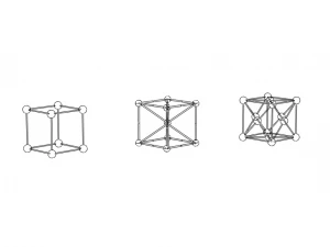 Cubic System Lattices 3D Print Model