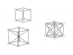 Cubic System Lattices 3D Print Model