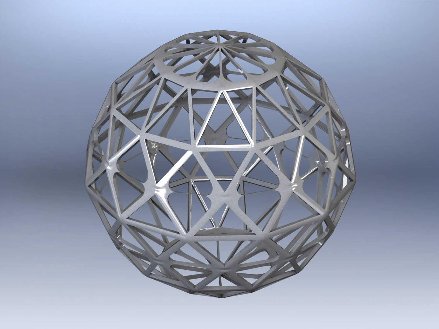 Wireframe Shape Geometric Sphere Cut Diamond 3D Print Model .c4d .max .obj .3ds .fbx .stl .blend 