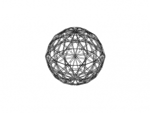 Wireframe Shape Geometric Sphere Cut Diamond Modelo de impresión 3D