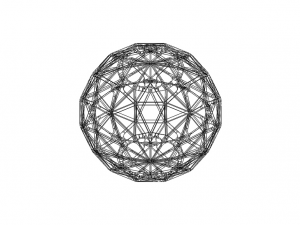 Wireframe Shape Geometric Sphere Cut Diamond Modelo de impresión 3D