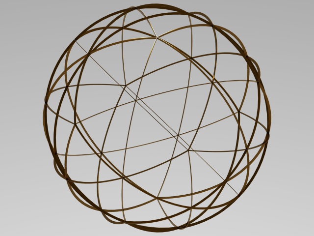 Wireframe Shape Spherical Pentakis Dodecahedron 3D Принт Модель .c4d .max .obj .3ds .fbx .stl .blend 
