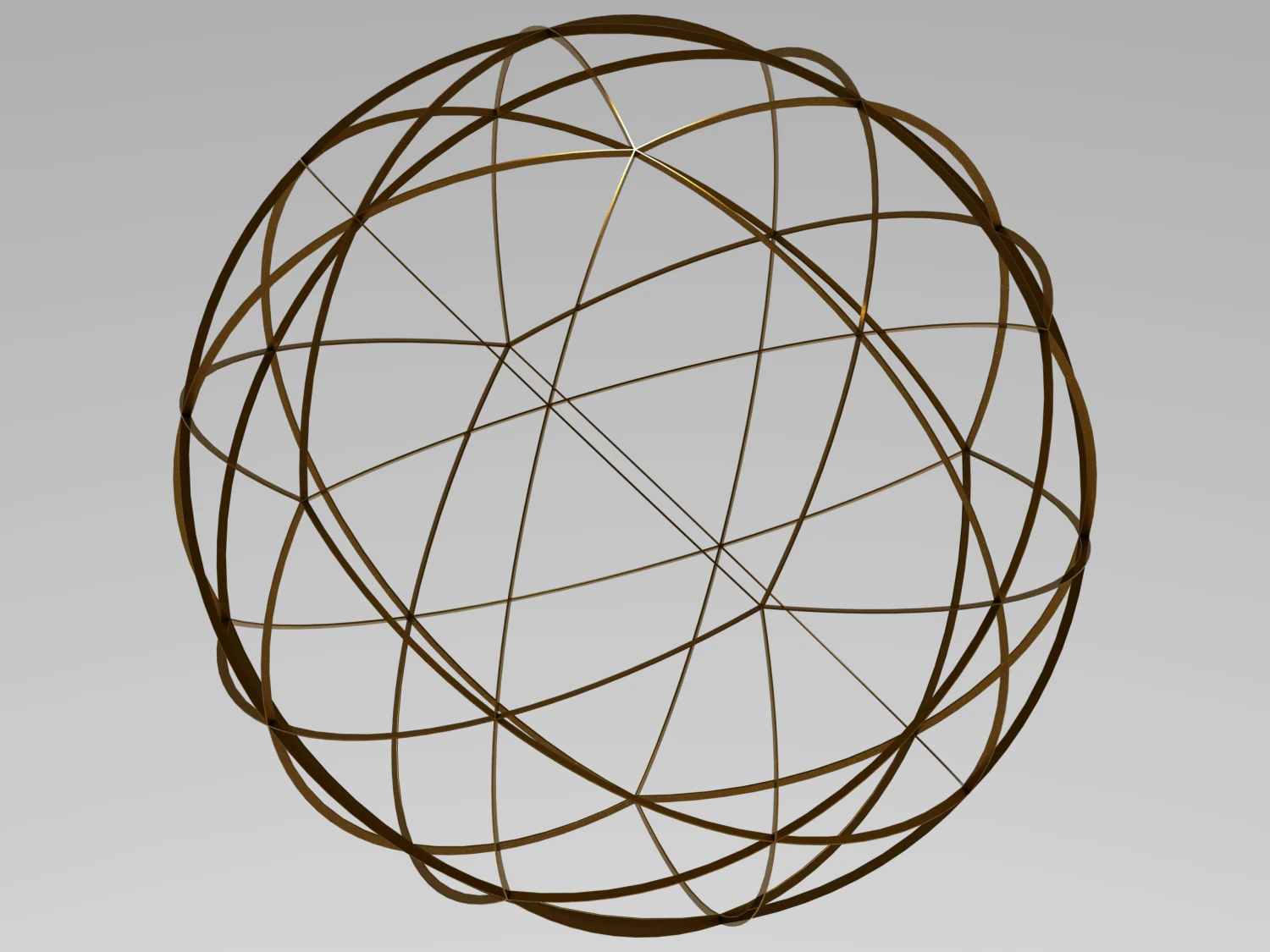Wireframe Shape Spherical Pentakis Dodecahedron 3D Print Model .c4d .max .obj .3ds .fbx .stl .blend