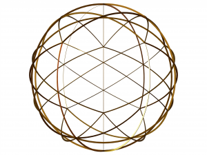 Wireframe Shape Spherical Pentakis Dodecahedron 3D Принт Модель