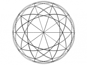 Wireframe Shape Spherical Pentakis Dodecahedron 3D Принт Модель