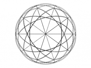 Wireframe Shape Spherical Pentakis Dodecahedron 3D Принт Модель