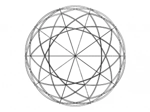 Wireframe Shape Spherical Pentakis Dodecahedron 3D Print Model