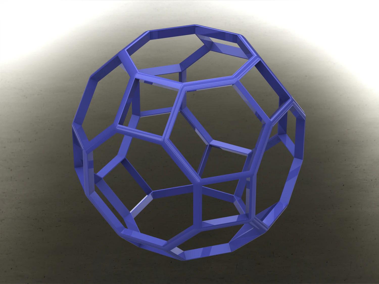 Wireframe Shape Truncated Cuboctahedron 3D Print Model .c4d .max .obj .3ds .fbx .stl .blend 