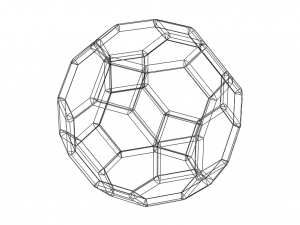 Wireframe Shape Truncated Cuboctahedron Model do druku 3D