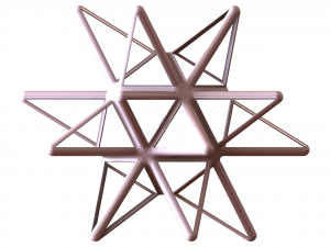 Wireframe Shape Great Stellated Dodecahedron Modelo de Impressão 3D