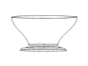 Plastic Hexagonal Fruit Bowl 3D Print Model