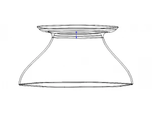 Plastic Hexagonal Fruit Bowl 3D Print Model