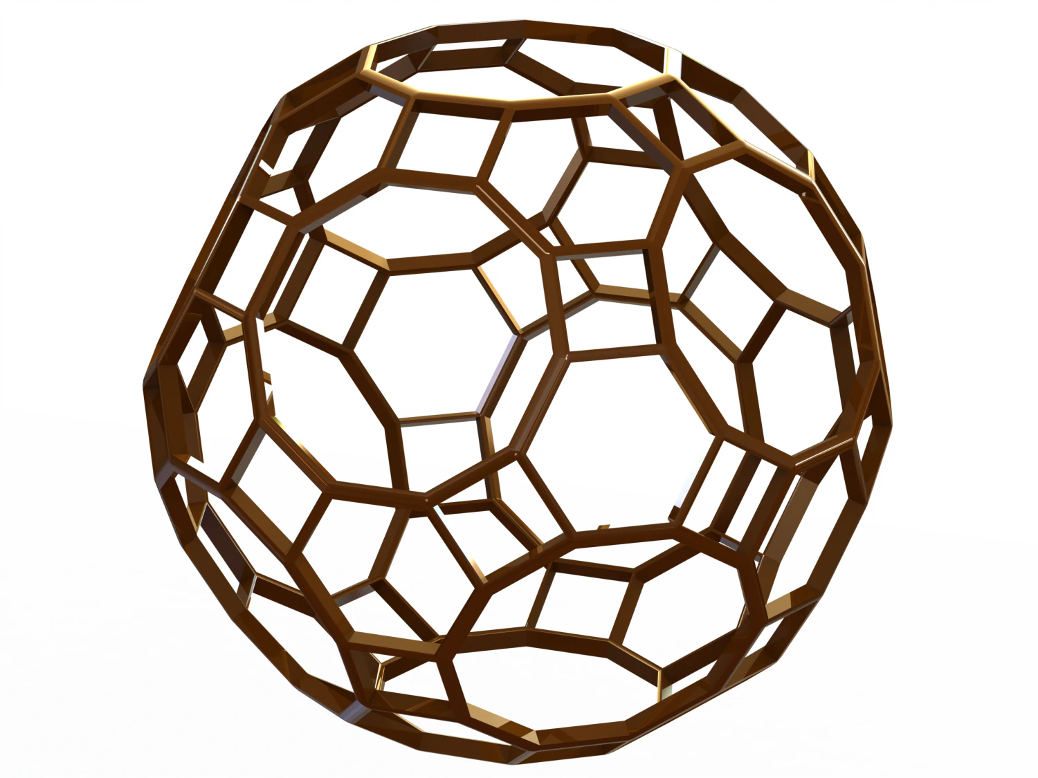 Wireframe Shape Great Rhombicosidodecahedron 3D Print Model .c4d .max .obj .3ds .fbx .stl .blend 